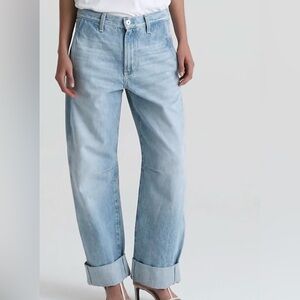 AG Adriano Goldschmied Light Blue Mercer Boyfriend Jeans